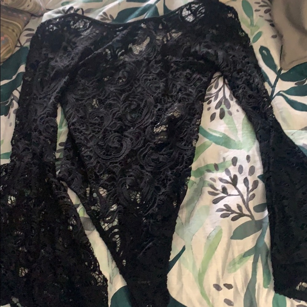 Lace body suit